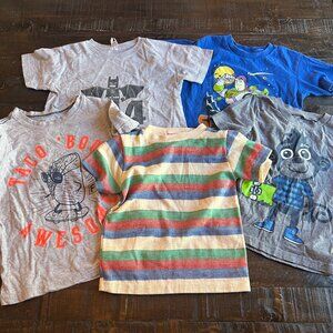 Lot of 5 Play Condition Boy's Size 4T/5T T-Shirts